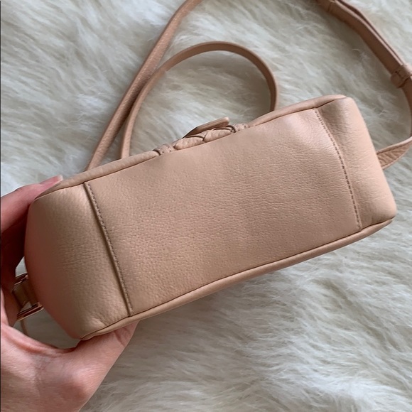 Cole Hann pink pebbled leather mini crossbody bag - Picture 3 of 14